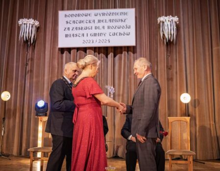 Wyróżnienie za zasługi dla Miasta i Gminy Tuchów, które otrzymał prezes naszego Koła Pan Aleksander Kajmowicz